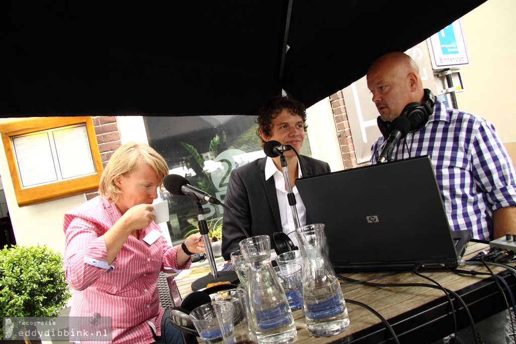 2011-08-07 DeventerRTV - live op de Boekenmarkt, Deventer 022